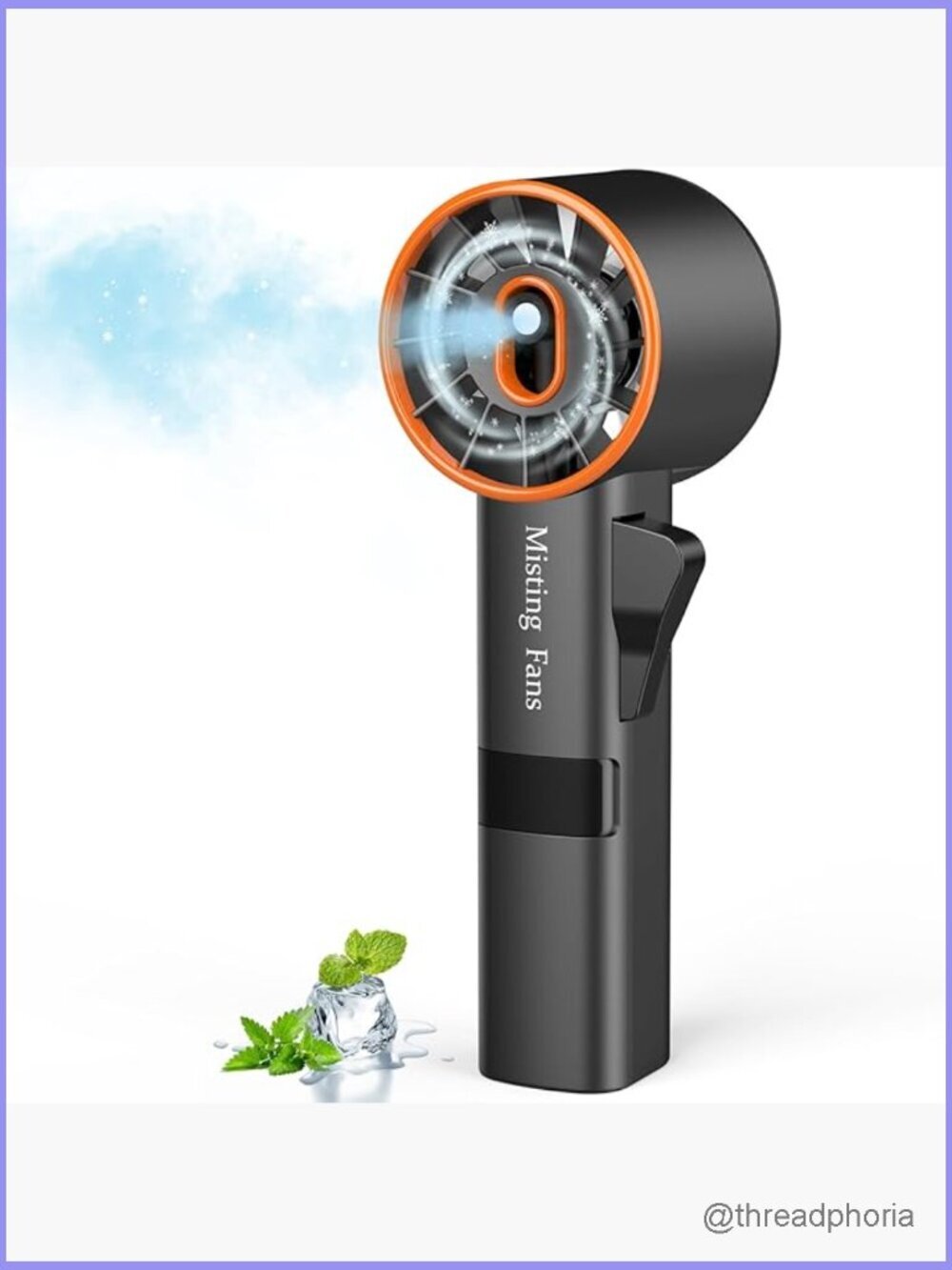 Portable Handheld Misting Fan Turbo Cooling Spray Fan Rechargeable